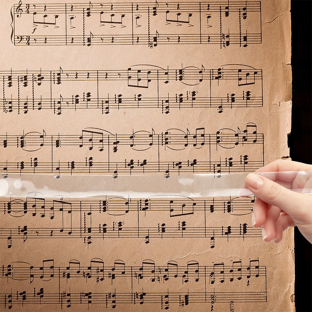 

4pcs Piano Sheet Music Holder Tpu Durable Portable Fixed Band Folder Page Fixing Tool Transparent Pressure Band For Piano