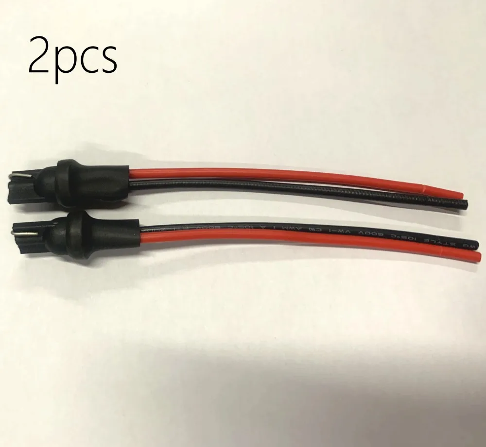 2-10pcs W5W Socket T10 Connector Led Bulb Holder 194 168 Car Light Adapter Wire Plug Male to Female Reading Side Marker Lamp