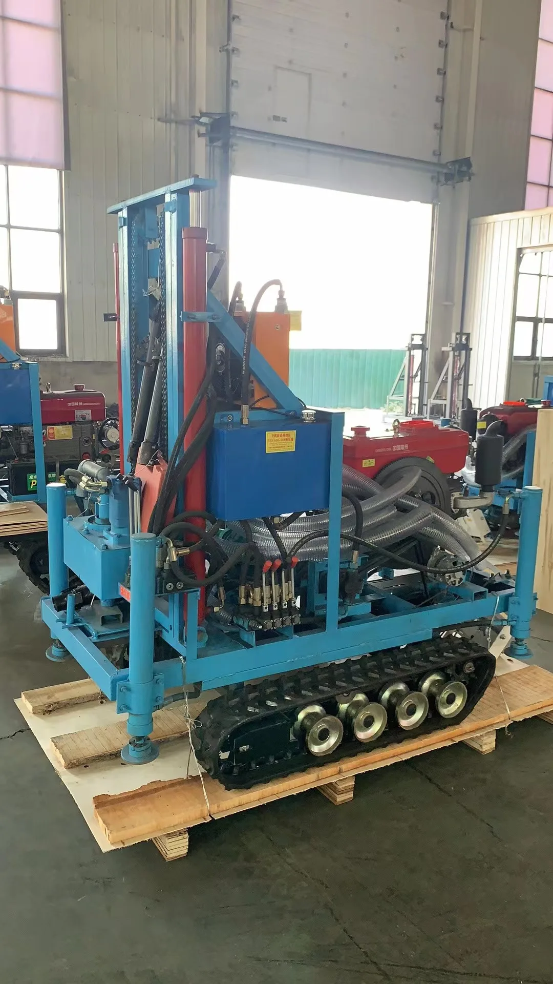 Perforatrici cingolate idrauliche per pozzi d'acqua poco profonde - Profondità personalizzata da 150 m a 250 m