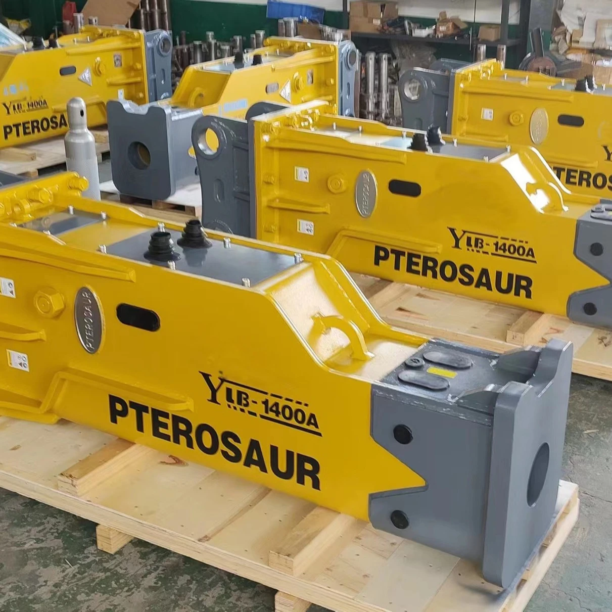 yantai Baicai Sb50 top type HB15G hydraulic jack hammer hydraulic road breaker manufacturer