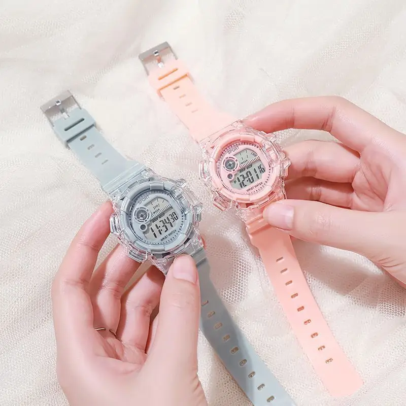 Reloj Digital para niños, relojes deportivos impermeables para niños, Reloj multifunción, Reloj de pulsera electrónico LED para niños y niñas, Reloj de regalo