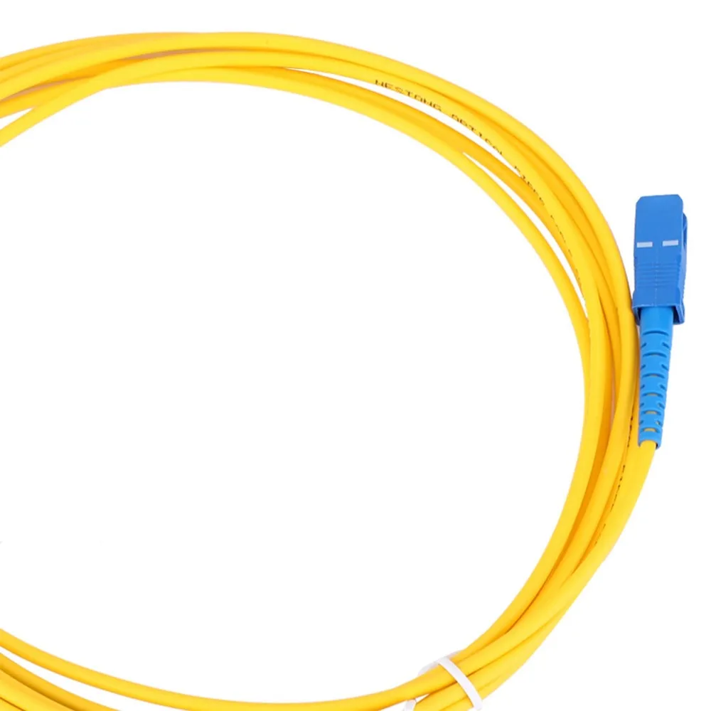 

High Performance Singlemode Fiber Optic Patch Cable PVC 15M Fiber Optic Jumper SC/UPC-SC/APC Ptical Patch Cord Multimedia