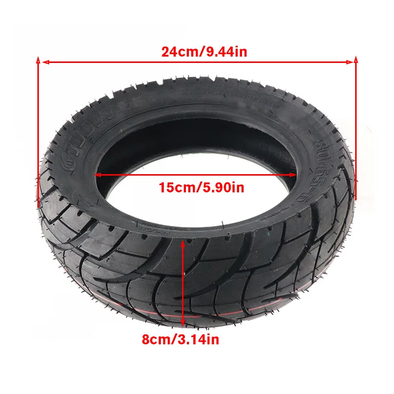 Original 80/65-6 Off Road Outer Tire Inner Tube for Joyor S5 S8 S10s S Series Electric Scooter Road Inflatable Tires Accessorie