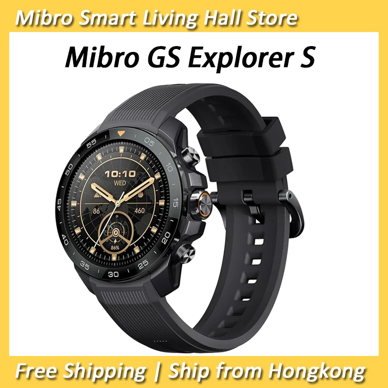

Mibro GS Explorer S Смарт-часы с керамическим безелем 10 АТМ Водонепроницаемые Bluetooth-вызовы Военный класс GPS Спортивные умные часы для мужчин