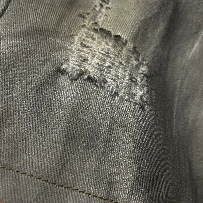 WTHT Vintage Fashion Women's Do Old Hole Wide Leg Jeans 2025 Summer Trendy High Waist Straight Denim Pants Female 1LS1875