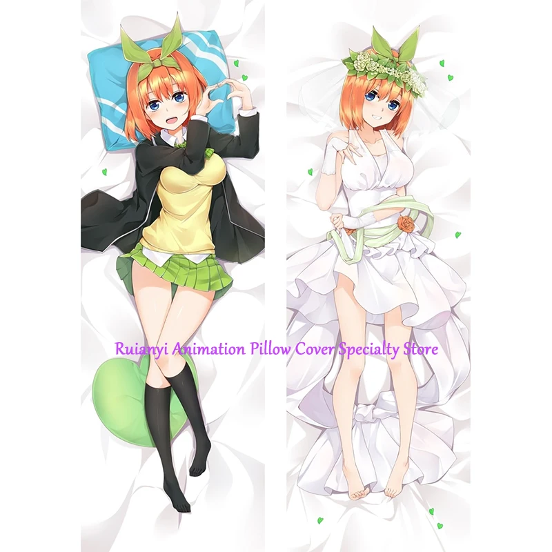 Dakimakura Anime Nakano Yotsuba doppelseitige Kissen bezug drucken lebensgroße Körper kissen decken Erwachsenen Kissen bezug