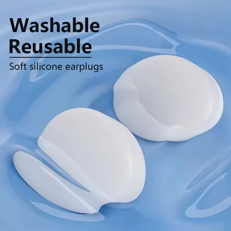 12PCS Silicone Ear Plugs Noise Reduction Sleep Anti Canceling Sound Insulation Earplug Protection Sleeping Reusable Ear Plugs - Image 3