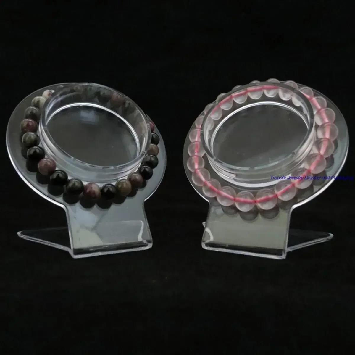 

Transparent Bracelet Jewelry Display Stand Bangle Organizer Holder Chain Storage Rack Bracelet Hanging Collar Stand 10Pcs