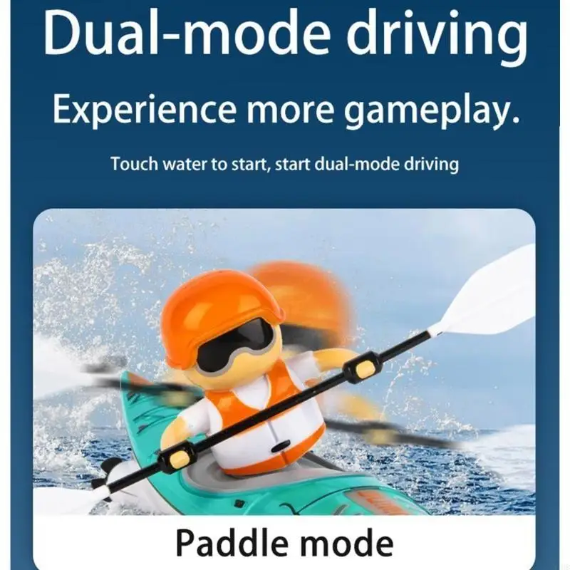 لعبة التحكم عن بُعد لعبة القوارب السريعة RC for Boots Lakes مقاومة للماء التحكم عن بُعد قارب الصيف التنافسي القارب التنافسي