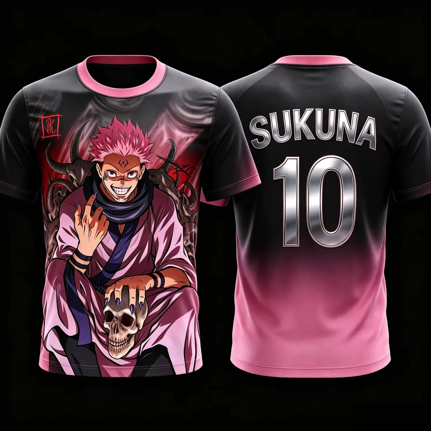 2026 Summer Jujutsu Kaisen Retro Cosplay T-shirt Men's 3D Printed Jiu Jitsu Short-sleeved Family Unisex Children's Sports Shirt