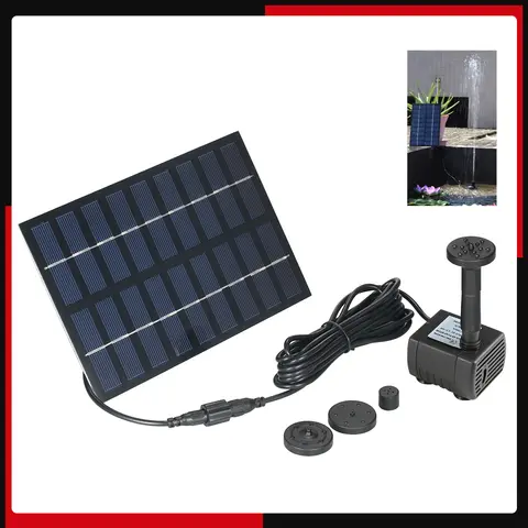 Fontaine à Massage Solaire Professionnelle, Système d'Irrigation, Pompe à Eau de Piscine, Plantes de Jardin, Arrosage des Plantes Solaires