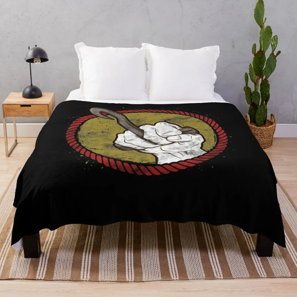 

Longshoreman Hook Graphic Throw Blanket Bed linens Flannel Furrys Kid'S Blankets