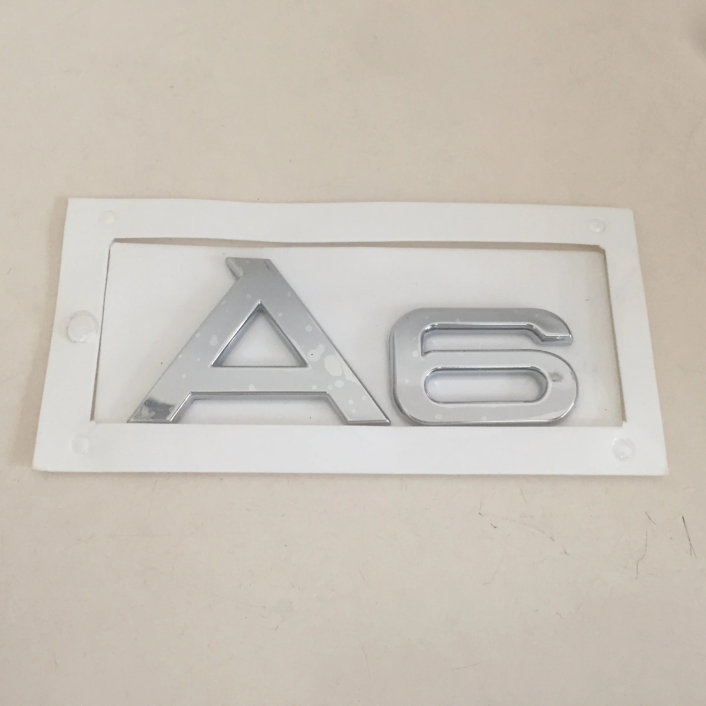 1pcs 3D ABS A1 A3 A4 A5 A6 A7 A8 TT car Letter Emblem Rear tail trunk Decals badge sticker Decal styling auto Accessories