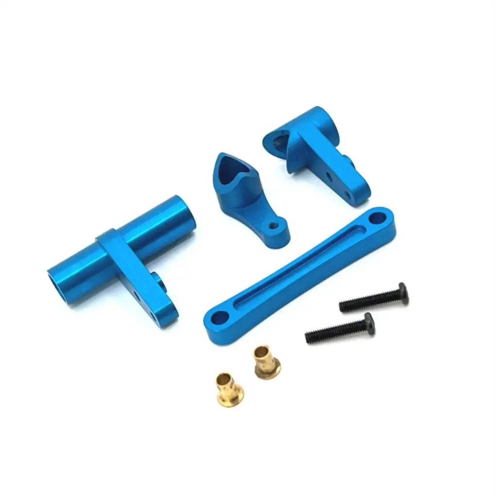 RCGOFOLLOW WLtoys 104009 104019 104018 104016 1/10 RC Car Upgrade Parts Aluminum Alloy Boom Rod Shock Absorber Swing Arm Set