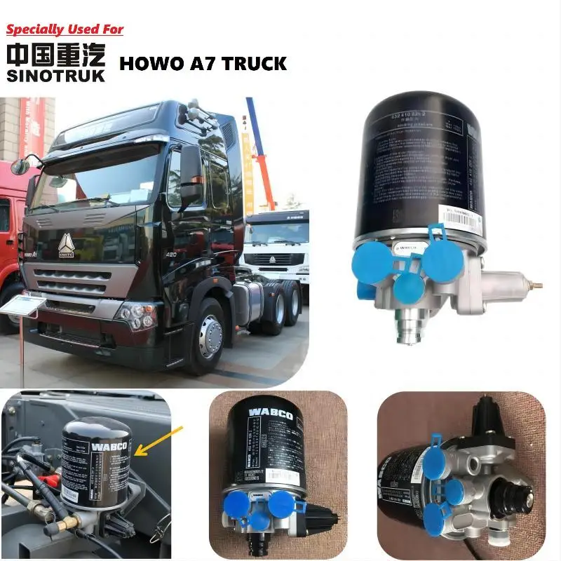 

Specially Used For SINOTRUK HOWO A7 Truck AIR DRYER WG9000360521 For CNHTC Spare Parts