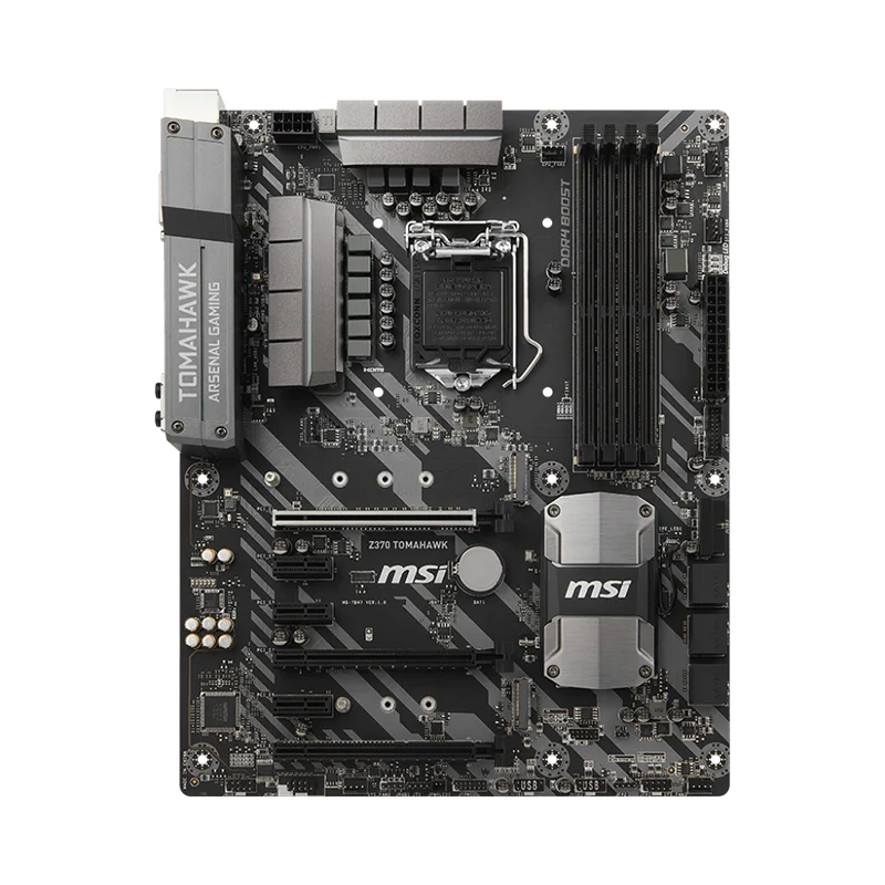 MSI Z370 TOMAHAWK LGA 1151 Intel Z370 HDMI ATX Intel Motherboard view 5