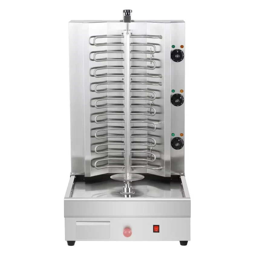 

Commercial Used Stainless Steel Kebab Grill Machine Electrical Rotation Design for Retail and Food Shop Competitive Price