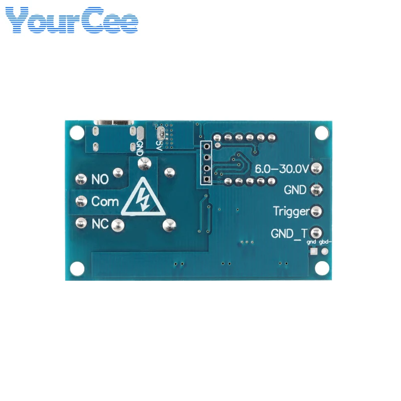 1 Channel Way Relay Module Trigger Time Delay Circuit Cycle Open Intelligent Remote Serial Control Relay Board Type-C USB 6-30V