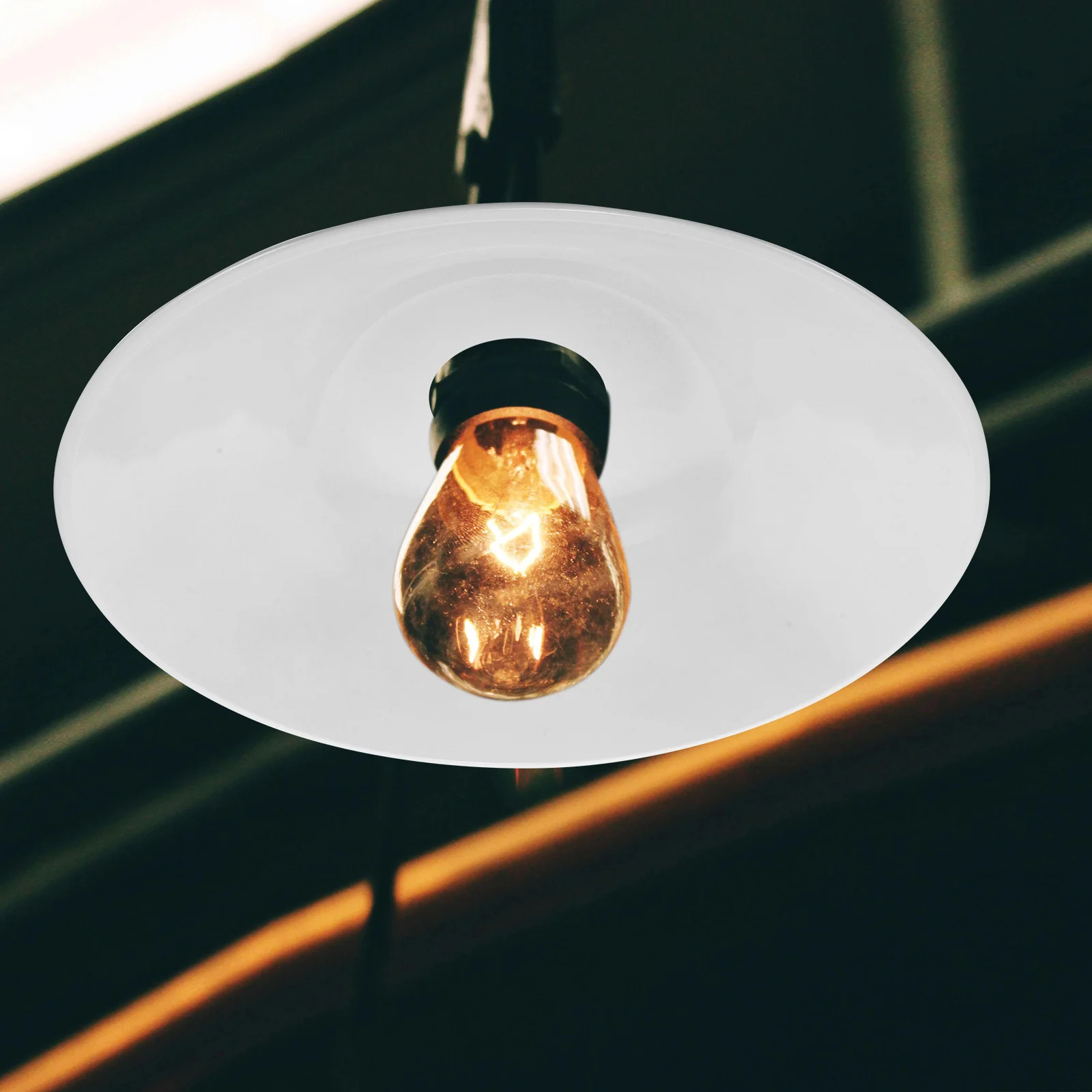 

Waterproof Street Light Cover Stainless Steel Outdoor Lamp Shade Industrial Lamp Protective Light Shade