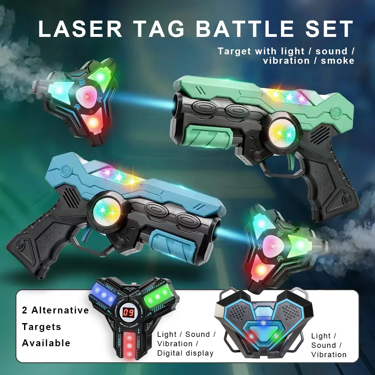 Laser Tag Set Kids - Laser Tag Battle Game Infrared Toy