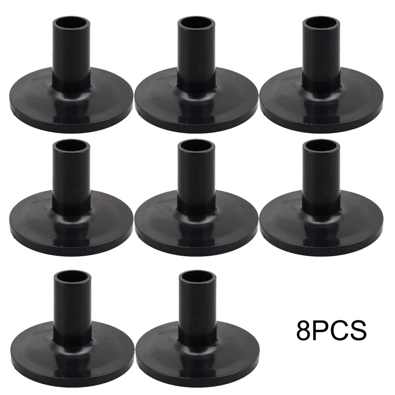 8pcs Cymbal Sleeves Set With Flange Base For Drum Stand Instruments Practical