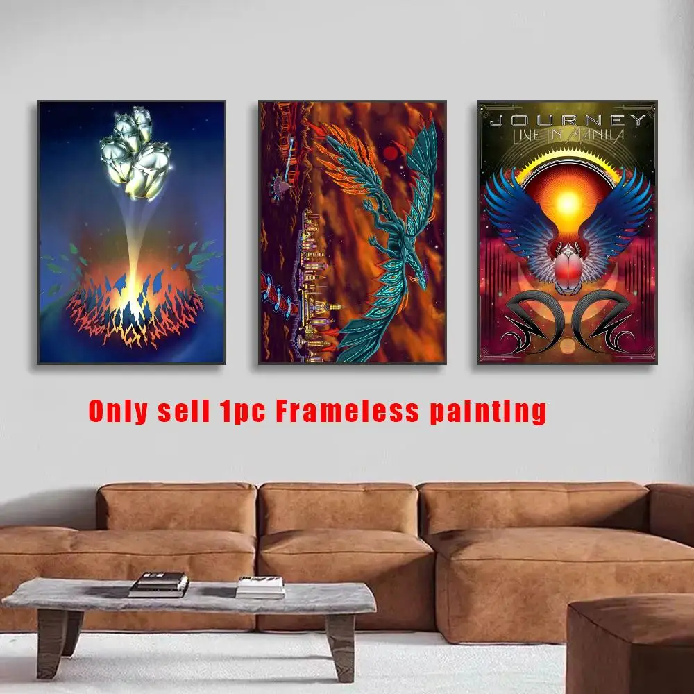 Journey Poster HD Self-Adhesive Wall Decals For Living Room & Bedroom Home Decor Gift