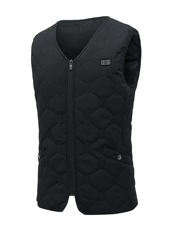 20 Areas Smart Electric Heated Vest Winter Electric Heated Jackets Sportswear for Men Women Warm Waistcoat Hunting Hiking Jacket