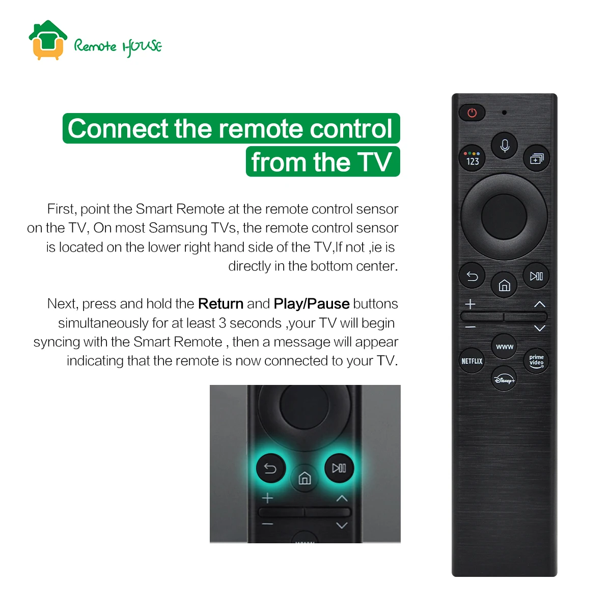 BN59-01385D Voice Remote Control Compatible with Samsung QA75QN900B Neo QLED QN900B 8K 4K Ultra HD Smart TV Series