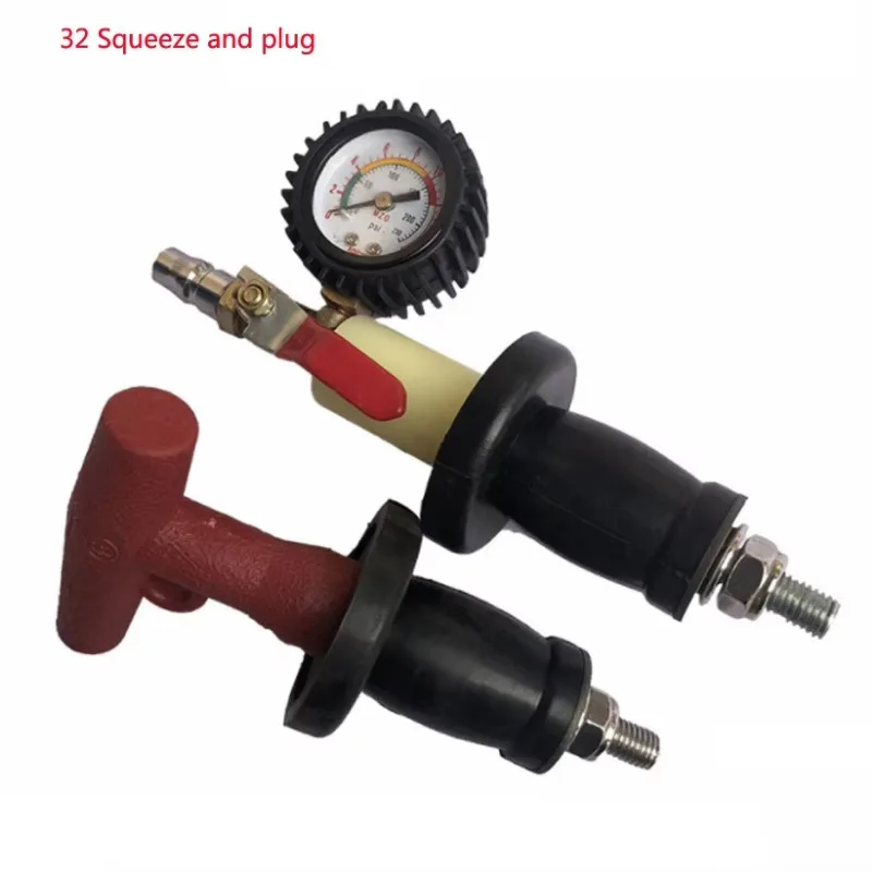 Car Water Tank Plug Rubber Plug Leak Test Press Pier Pipe Plug Leak Detection Tool Set Repair Intercooler Head 1set