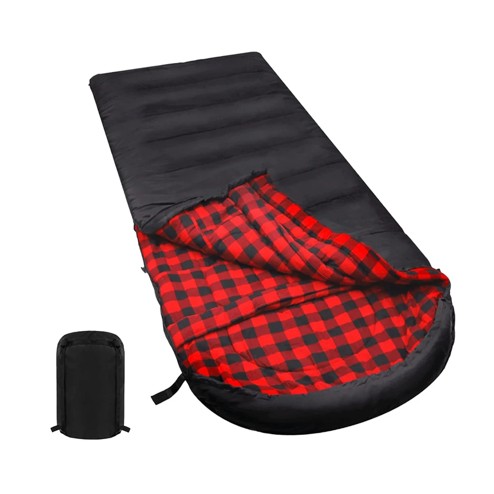 High Quality Customized Logo Adult Waterproof Envelope Sleeping Bags with Multiple Color Options for Outdoor Camping or Hiking