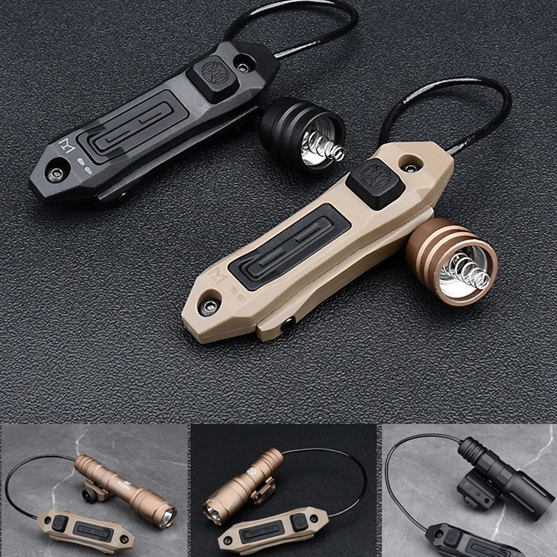 

WADSN Tactical Double function switch Applicable For Modlite /M300/M600 series Airsoft flashlight Momentary hunting Light