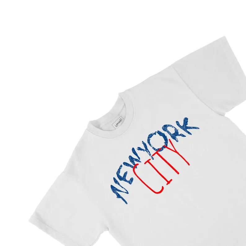 New York City Boxy Vintage Tee - 7.6oz Heavyweight T-Shirt/260gsm