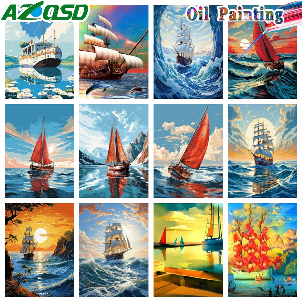 

Картина AZQSD по номерам, Женская Девушка, портрет в японском стиле, домашний декор, картина, подарок, картина с изображением масляной живописи, ручная роспись, сделай сам