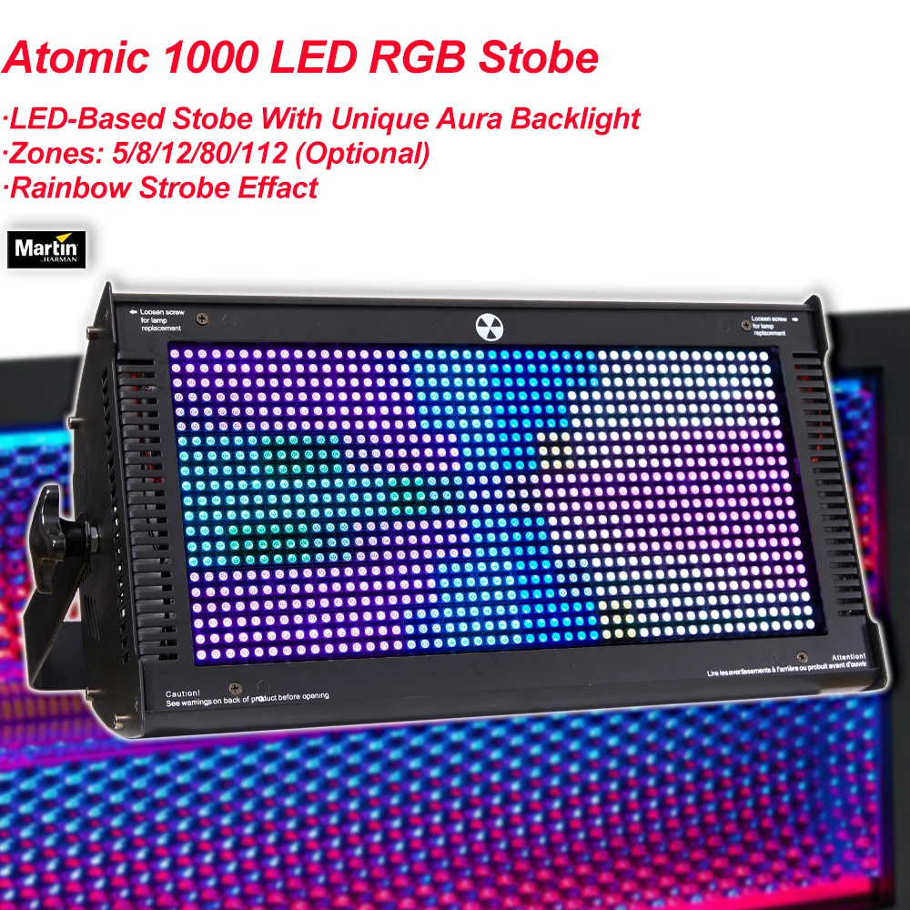 

Atomic 1000LED watt RGB DMX Strobe Light/Stroboscope Lights Fit Disco DJ Party Effect 240w Strobe Backlight Flash Equipment