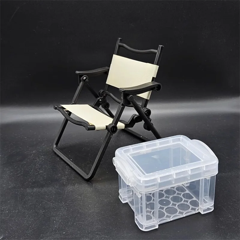 1/6 Soldier Camping Scene Accessories Folding Chair Storage Box High Quality Model Fit 12'' Action Figure Body In Stock