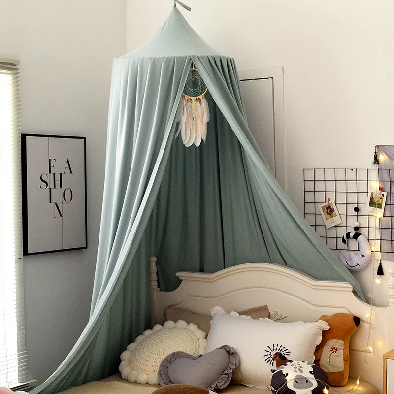 Mosquito Net for Baby Bed Curtain Crib Netting Baby Tent Cotton Hanging Canopy Dome Baby Mosquito Net Children Room Decoration