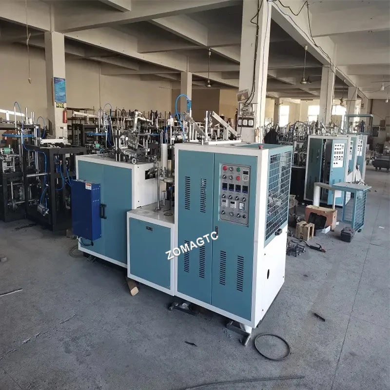 Одноразовая автоматическая машина для производства бумажных стаканчиков с двойными стенками Цена Машина для формования бумажных стаканчиков для кофе с пульсацией