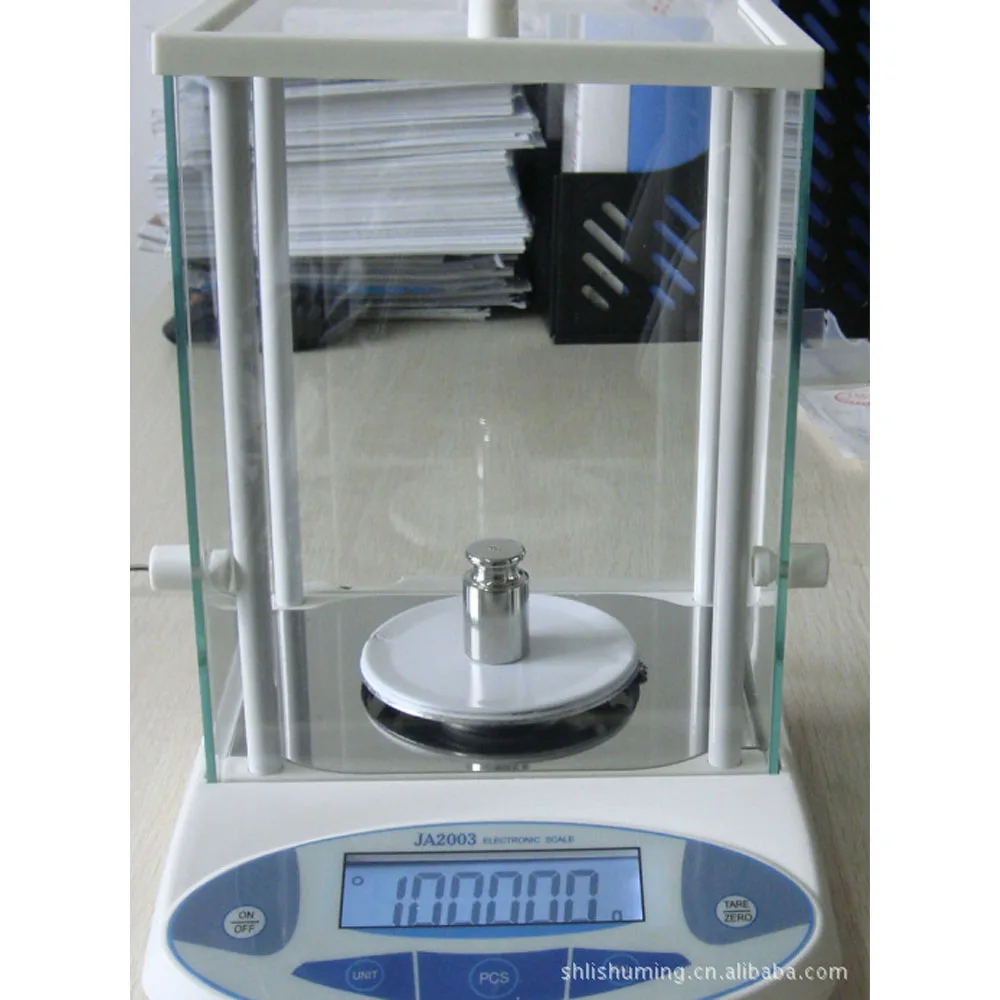 Glass windshield 200 x 0.001g Lab Analytical Digital Balance Scale Jewellery Electronics said ,with LCD display weight sensor