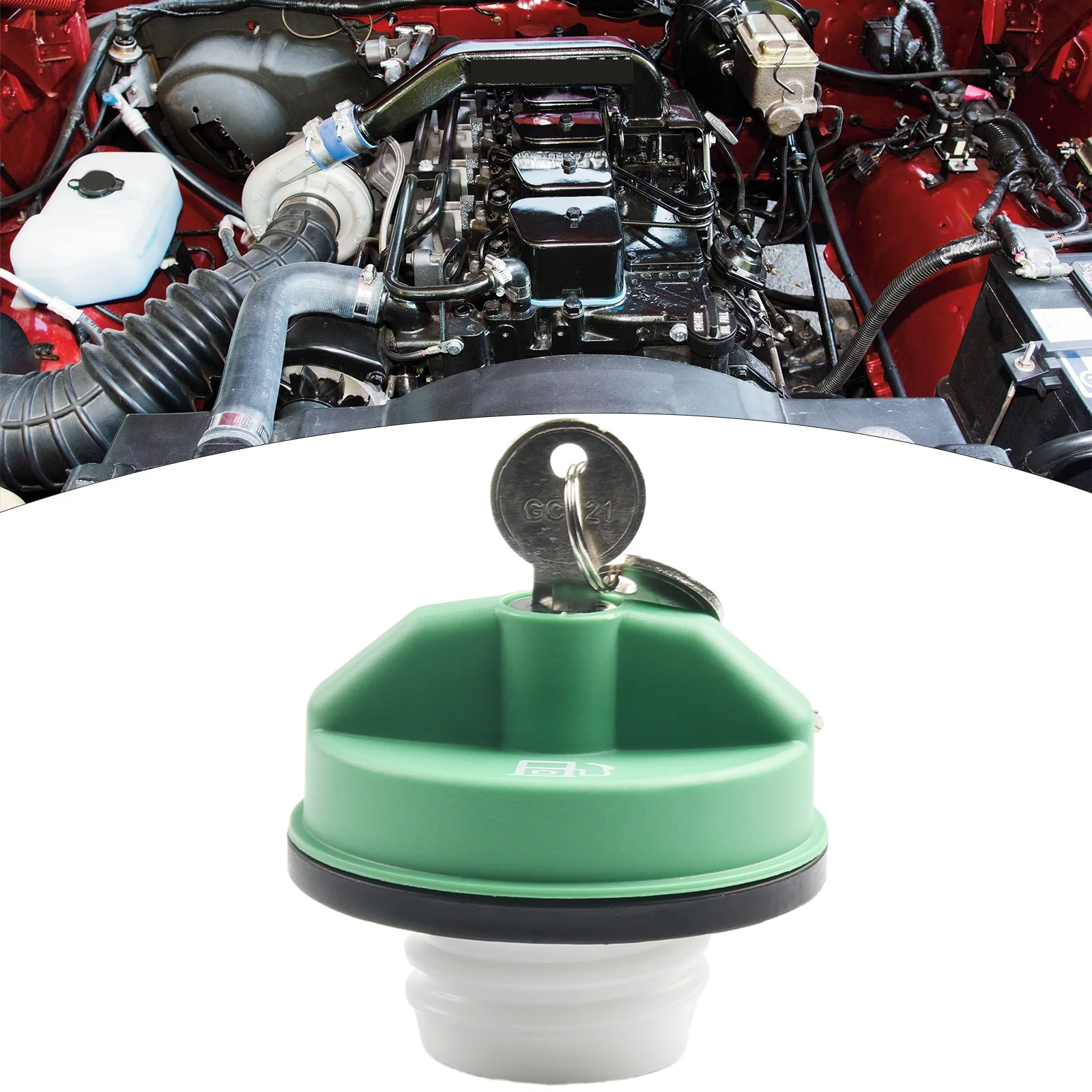 Car Locking Fuel/Gas Cap With Threaded Bottom For Diesel Fuel Tank 9MGC791 10591 Plastic Accessories For Vehicles