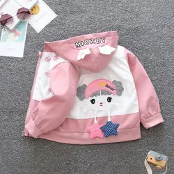 1-7 Years Girl's Jacket Spring and Autumn Children's Short Coat Fashion New Kids  Casual Sportswear Baby Trendy Top