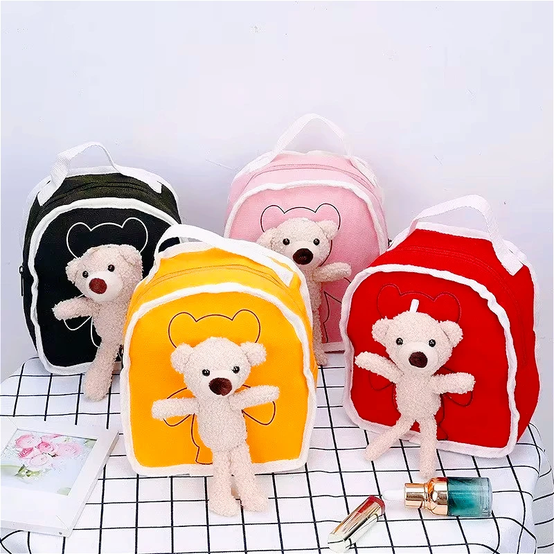Cute Cartoon Bear Kids SchoolBags Fashion Mini Children Backpack Kindergarten Boys Girls School Book Bag Student Backpack Gifts