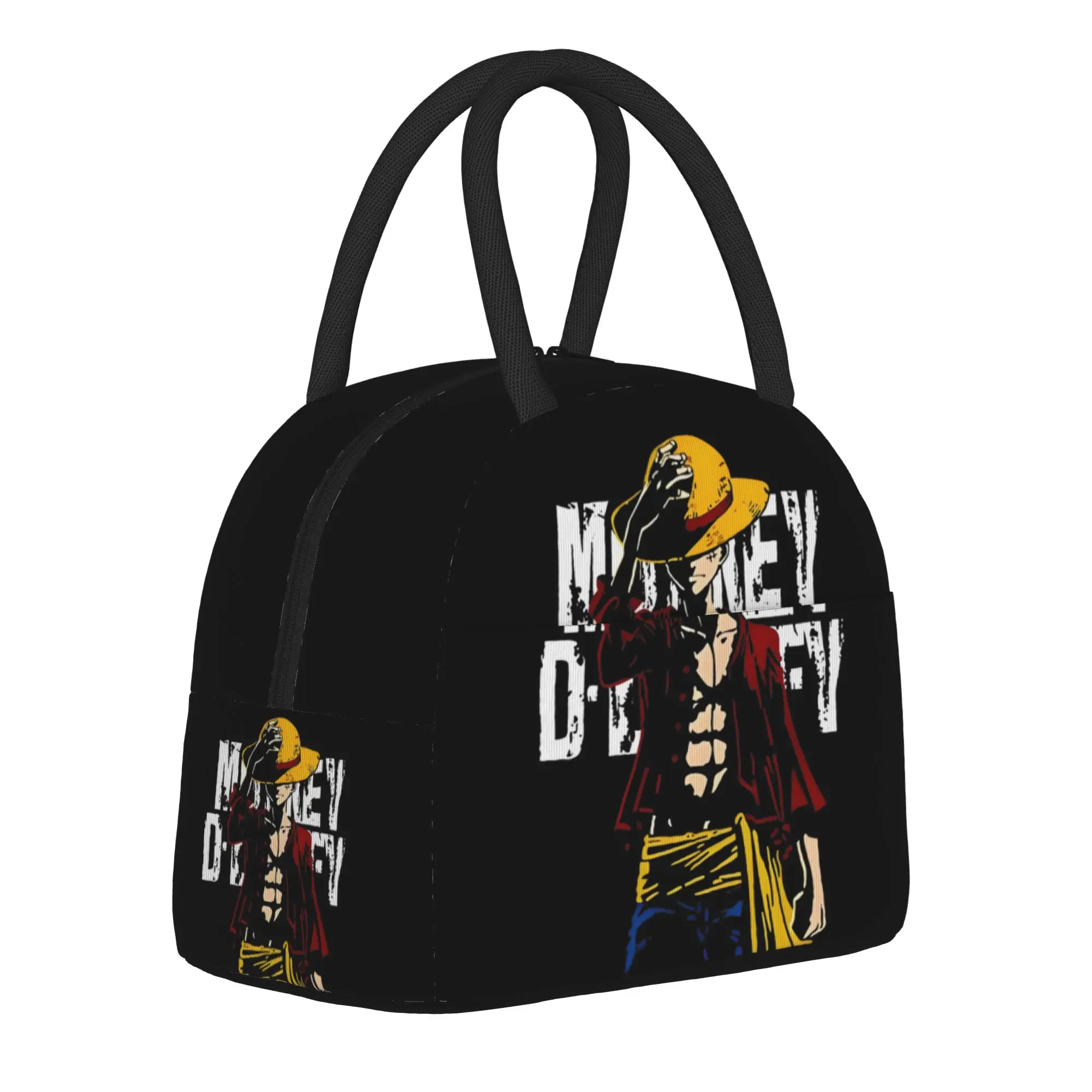 

LUFFYS o-one-piece-e Accessories Insulated Lunch Bag For Work Food Storage Bag Portable Thermal Cooler Lunch Boxes