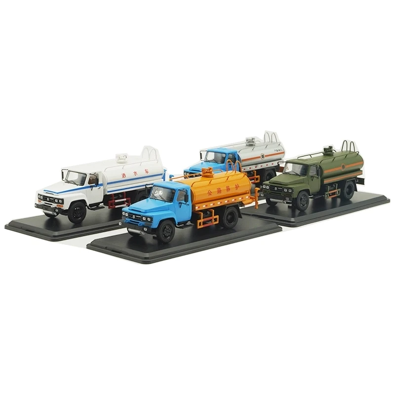 New product 1: 43 alloy dongfeng 140 oil tank car model,simulation sprinkler toy,children\'s engineering car toys,wholesale