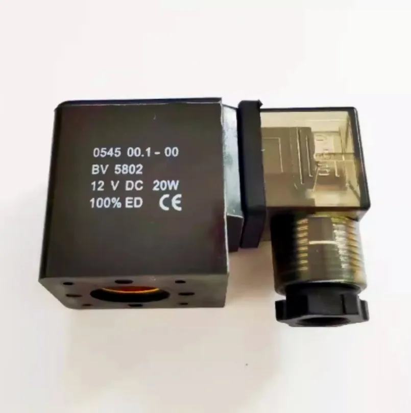 Bobina de válvula solenoide 0545, 00,1-00/5802, BV5802, Agujero interior de 14,5 MM, altura de 43mm, 1 unidad