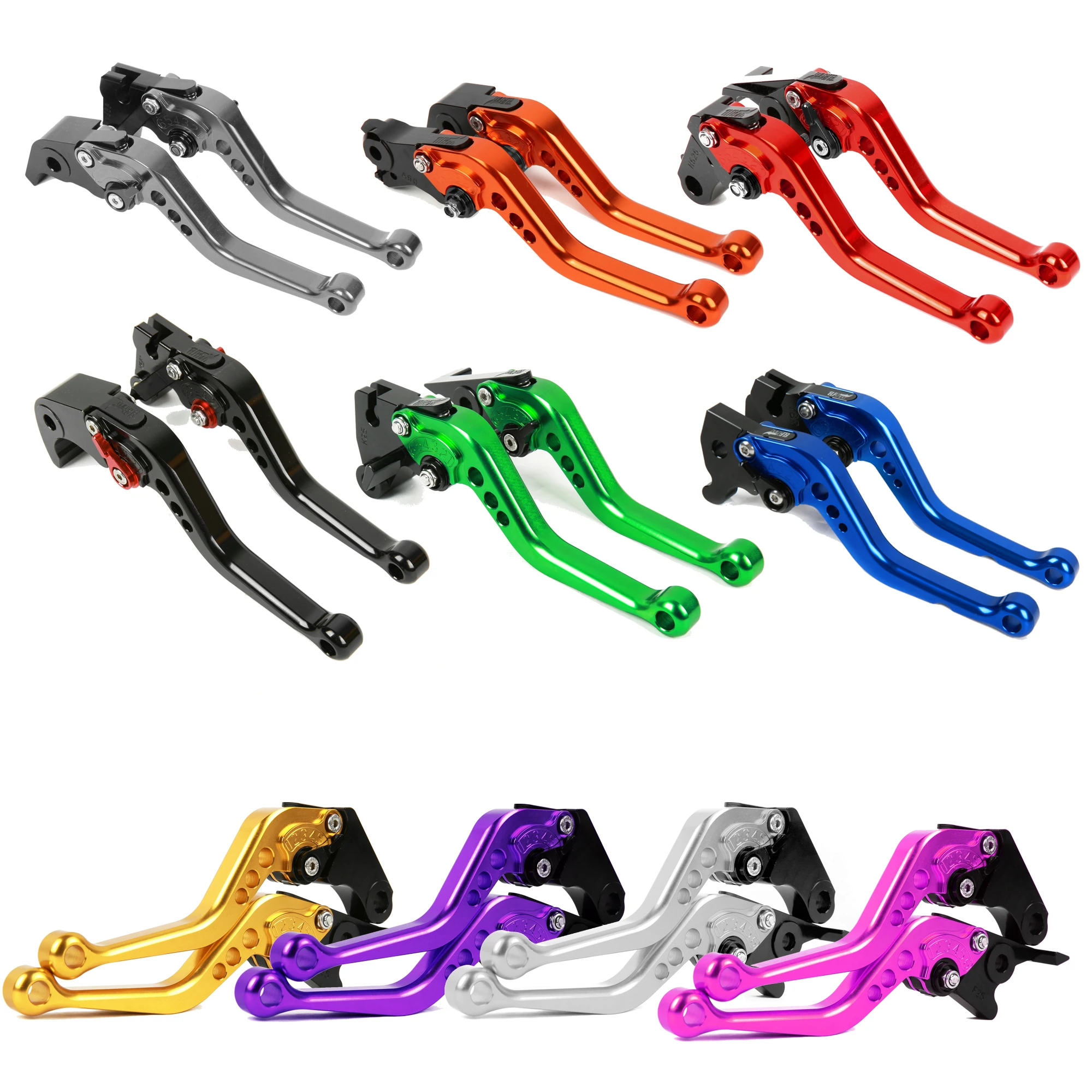 10 Colors SMOK Motorcycle For YAMAHA Smax155 Force155 BWSR	2014-2017 2015 2016  CNC Aluminum Alloy Accessories Brake Levers