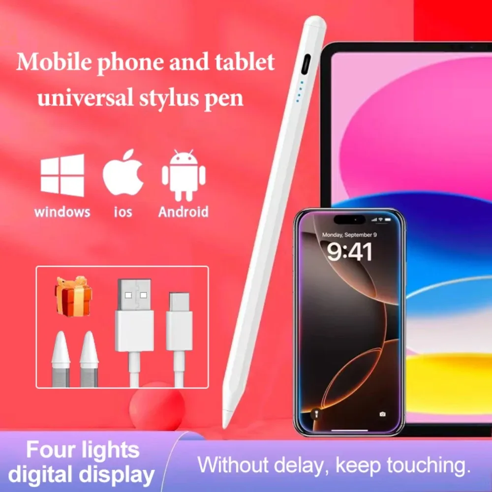 

Для Samsung Pencil Для Galaxy Tab A9 A9Plus A8 X200 P610 A7 Lite S10 S9 S8 S7 Емкостный стилус Android Ручка для сенсорного экрана