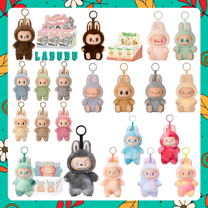 

Labubu Blind Box Mystery Vinyl Figure Cute Monster Collectible Mini Toy Keychain Anime Doll Gift for Kids Backpack Display