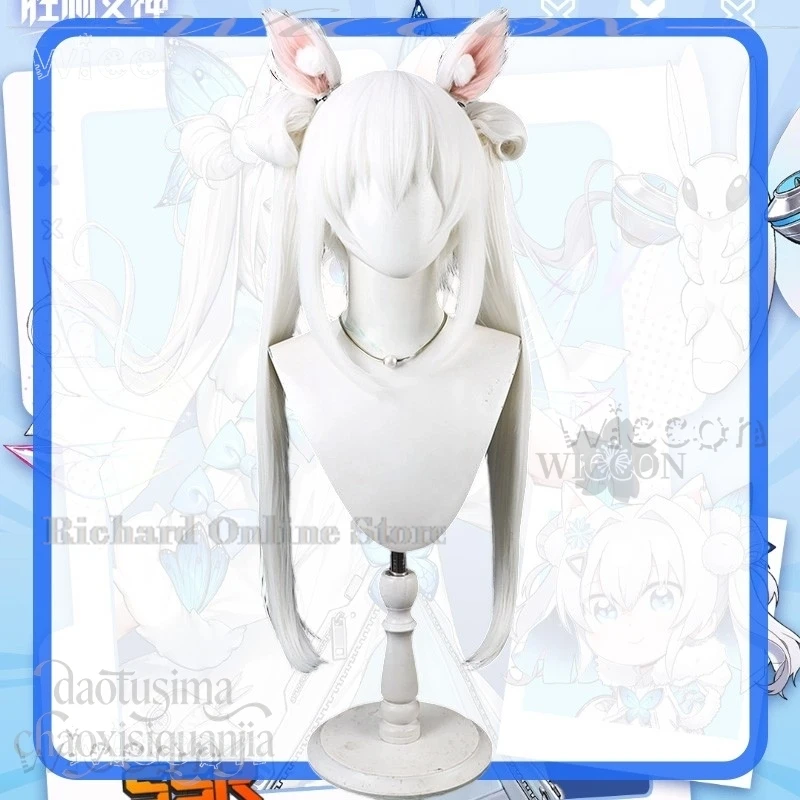 

Anime GODDESSS Game VICTORYSS Cosplay Anne: Miracle Fairy Kawaii White Twin Ponytails Jirai Carnival costumes Women Accessories