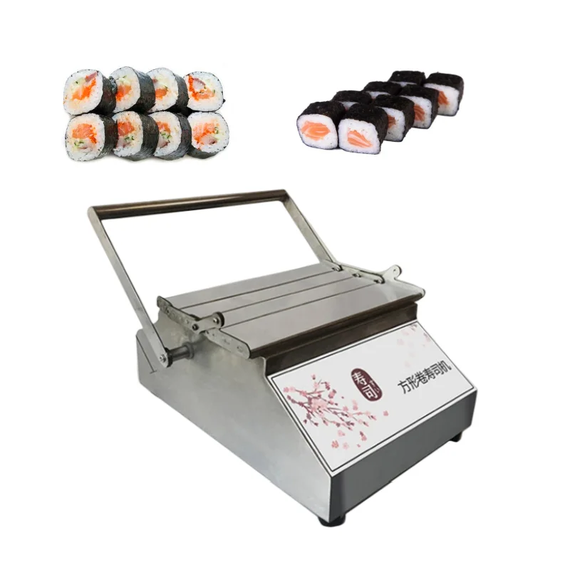 ماكينة صنع السوشي المستديرة المربعة المحمولة ماكينة لف لف أرز السوشي اليابانية ماكينة تشكيل لفة السوشي اليدوية