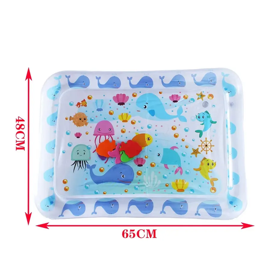Baby Water Mat Inflatable Water Carpet Toddler Play Cushion Crawling Water Pad PVC Kids Early Education Activity Toys Gift
